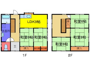 中　東邸の物件間取画像